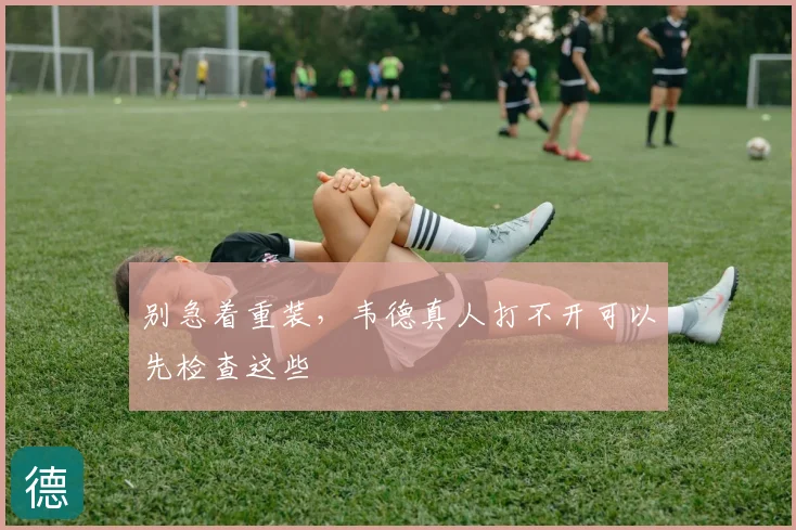 别急着重装,韦德真人打不开可以先检查这些